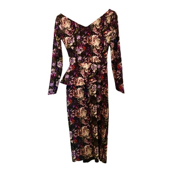 😮NWT - CHIARA BONI Dalmira Dress in Renaissance - 2 - Midi/Long Sleeve/Bodycon - Picture 3 of 9